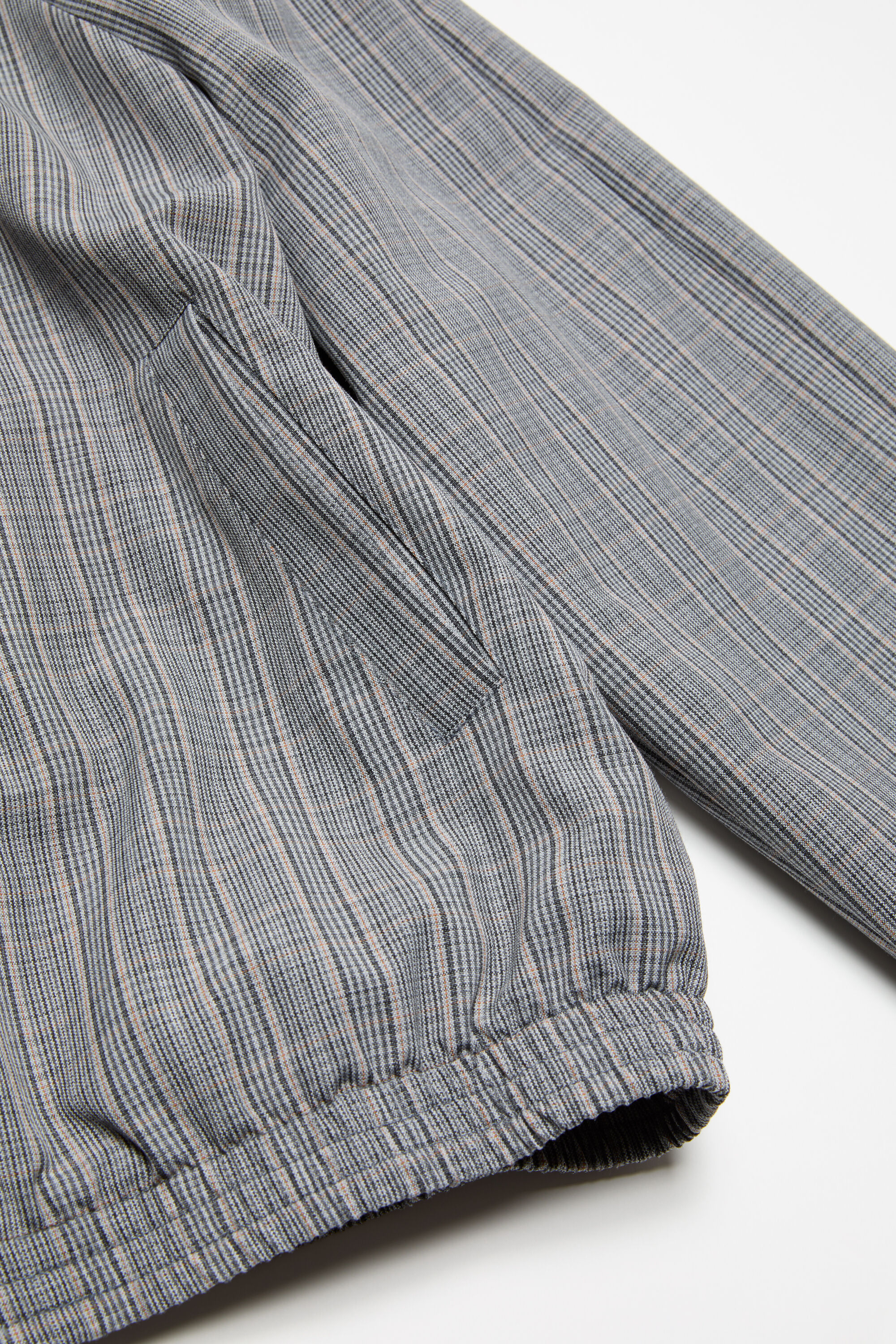 Acne Studios - Technical check jacket - Multi grey