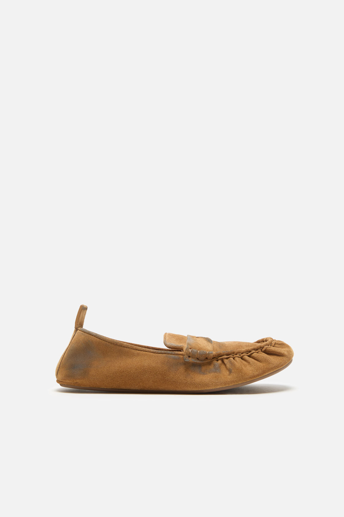 Suede loafers, Beige/blue, 2000x