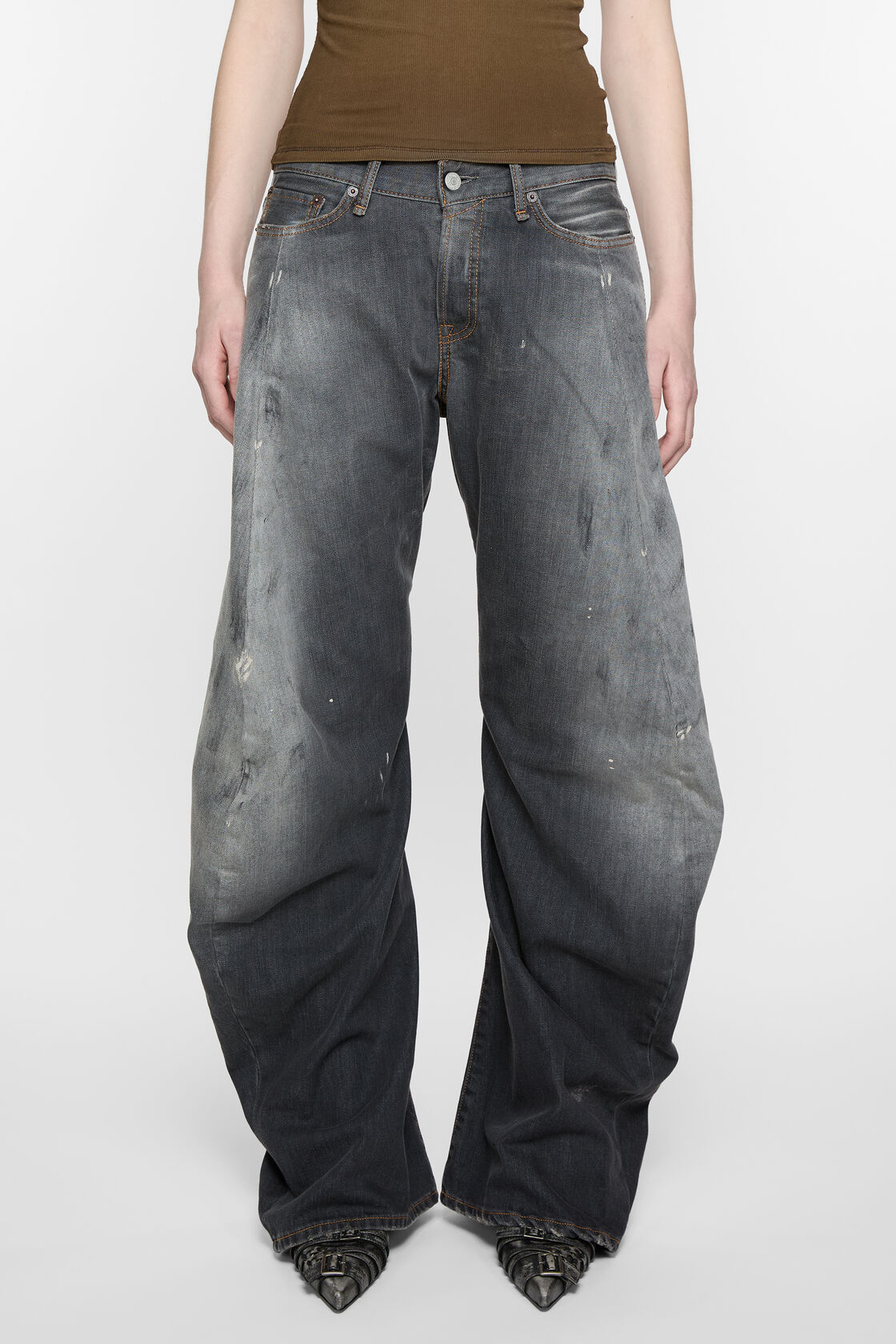 Loose fit Jeans - 2006F, Black, 2000x