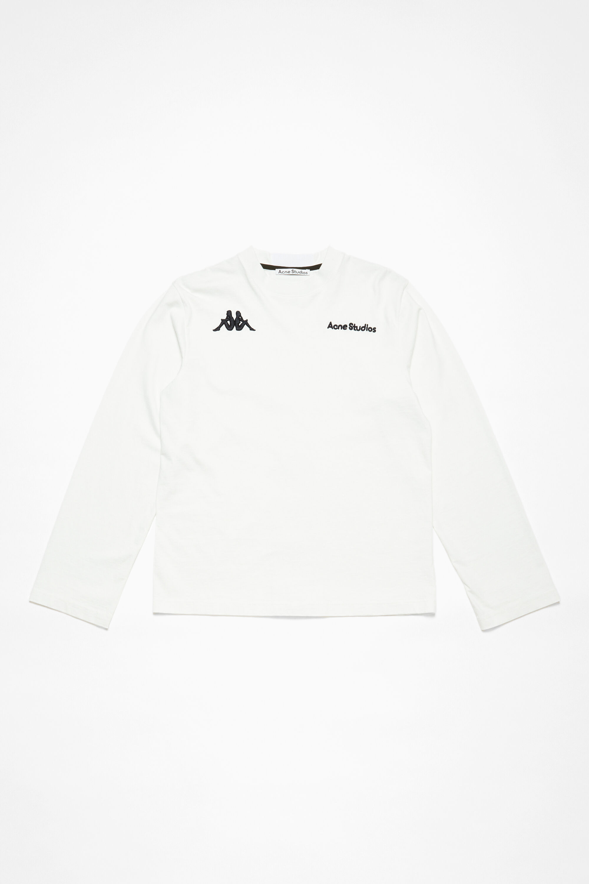 Acne Studios ホワイト 長袖Tシャツ L