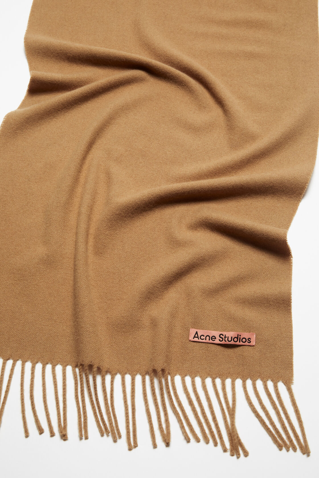 Cashmere fringe scarf Narrow