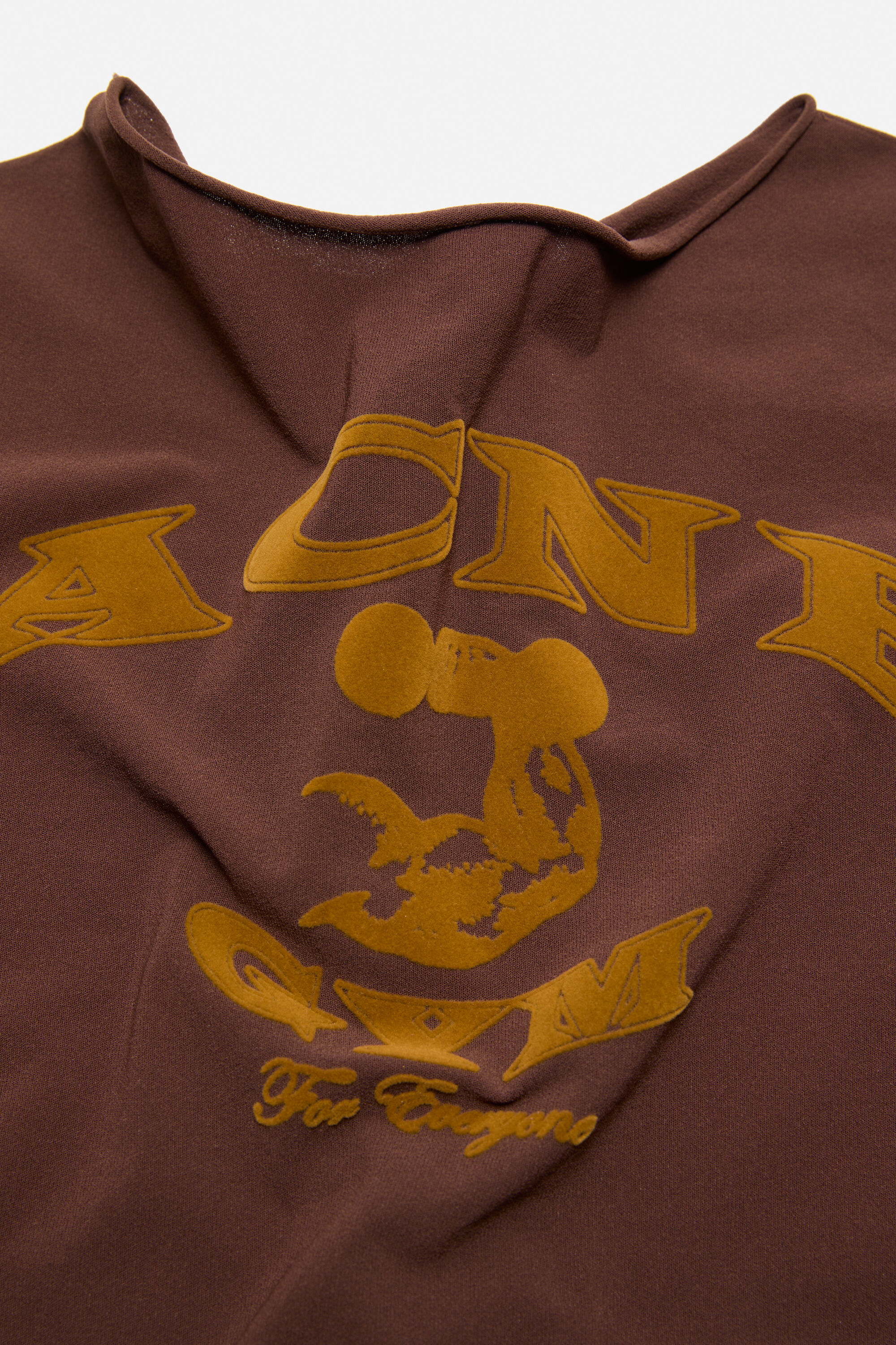 Acne Studios - フィットクルーネックニットウェア - バーガンディ