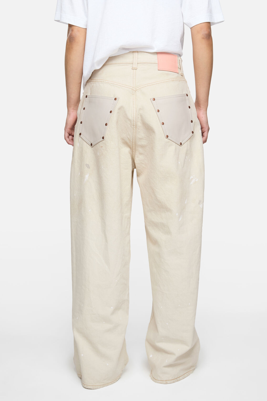 Loose fit jeans - 2023, White, 2000x