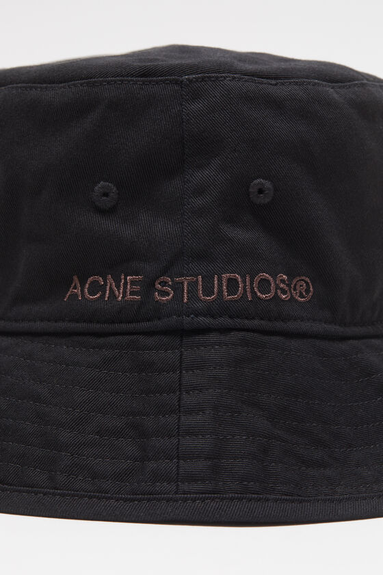 Acne Studios - ツイルバケットハット - ブラック