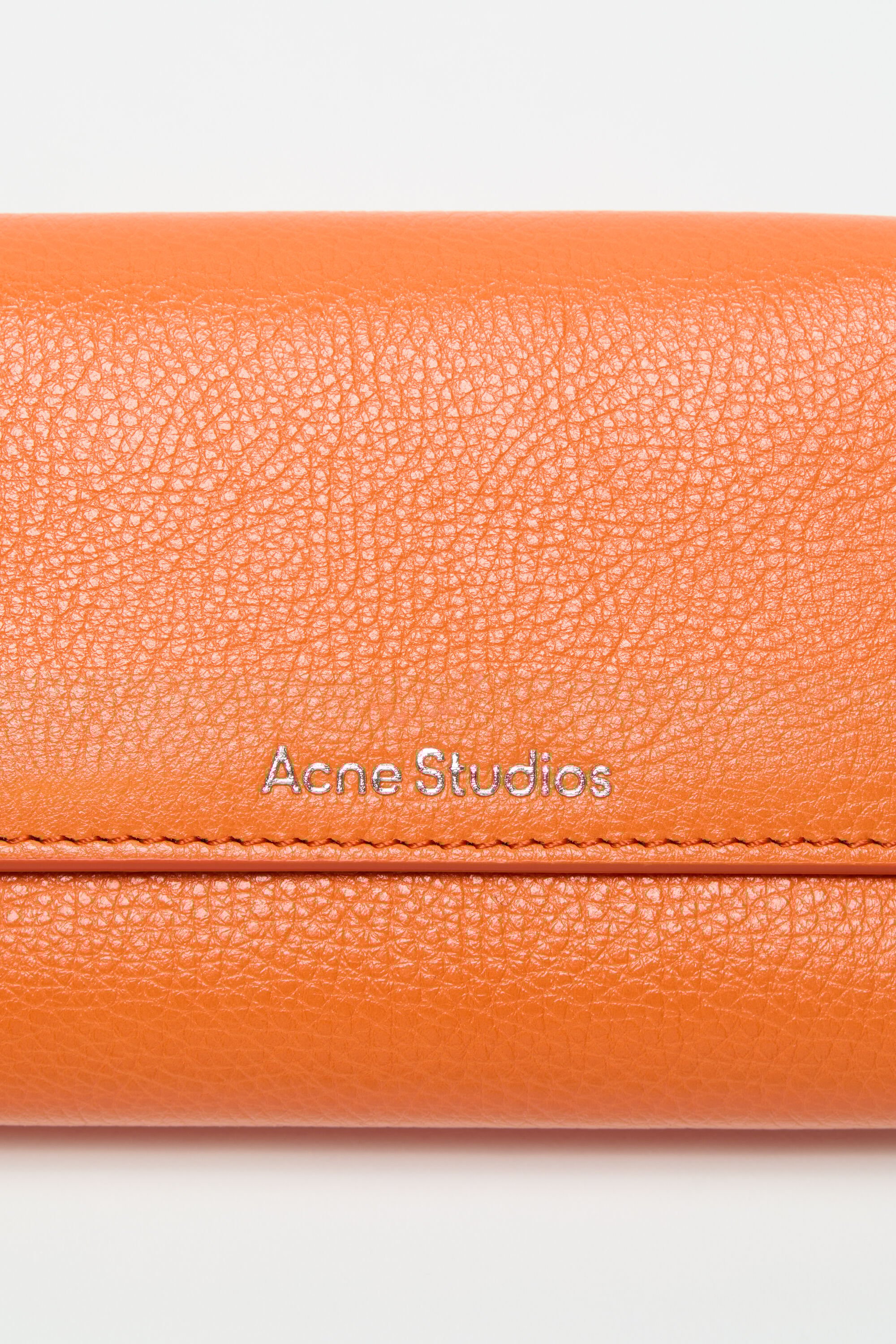 Acne Studios - 3つ折りレザーウォレット - パンプキンオレンジ