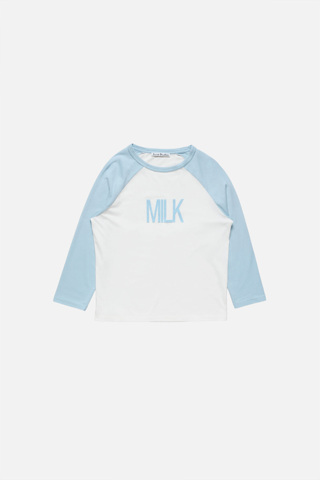 Milk graphic t-shirt, Pale blue/white, 2000x