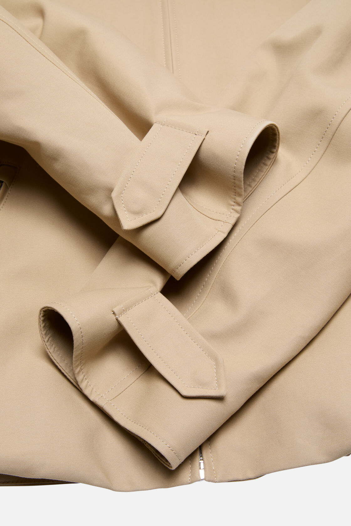 コットンサテンジャケット, ベージュ, 2000x