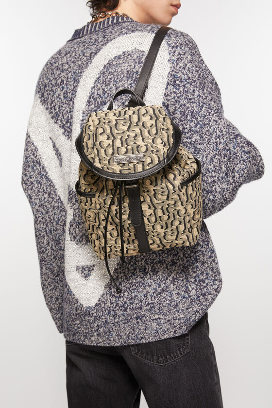 Acne Studios - リップストップナイロン バックパック - ブラック  