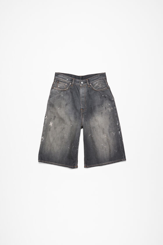 Acne Studios - Denim shorts - loose fit - Black