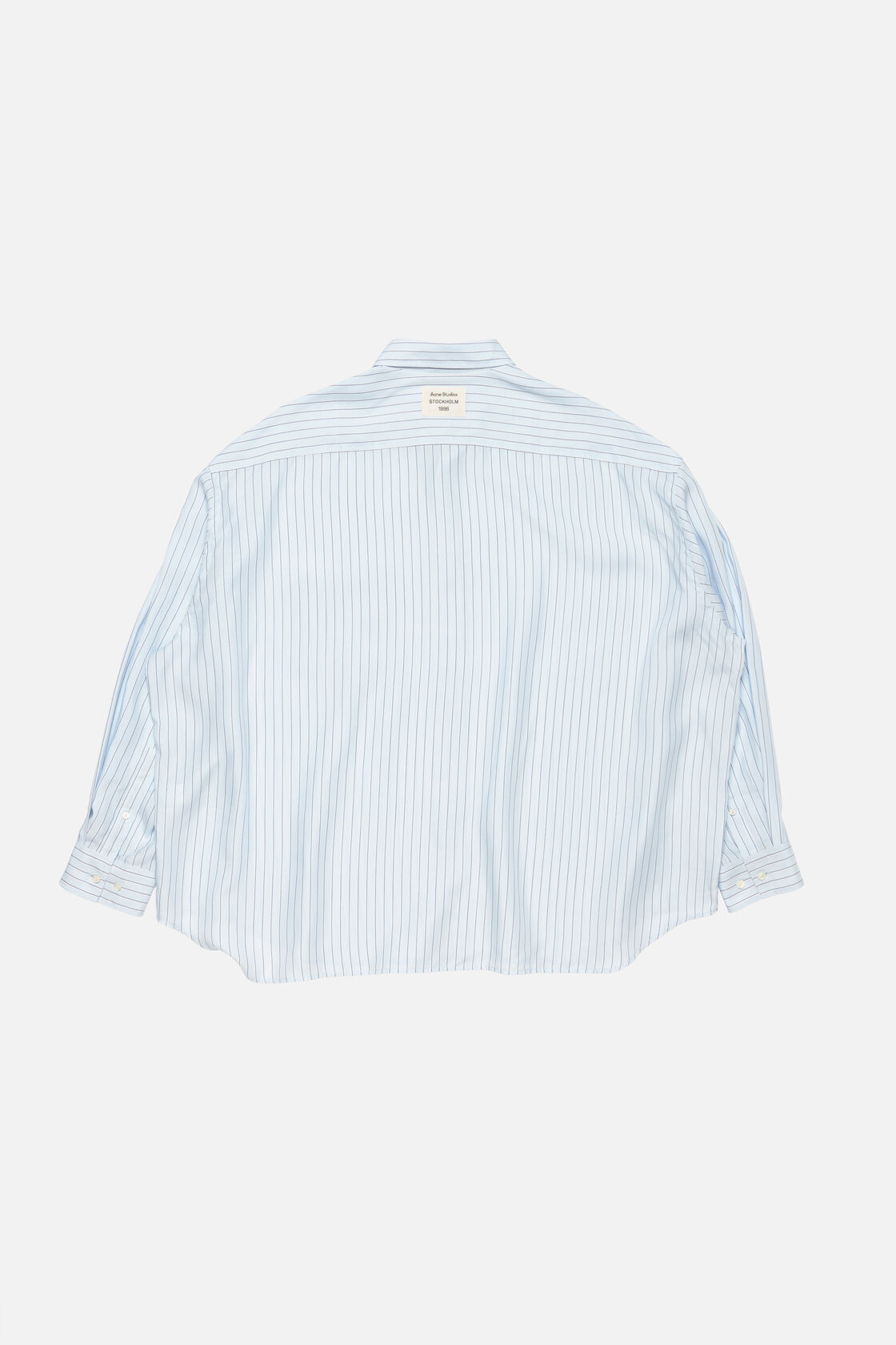Striped button-up shirt, Blue, 2000x