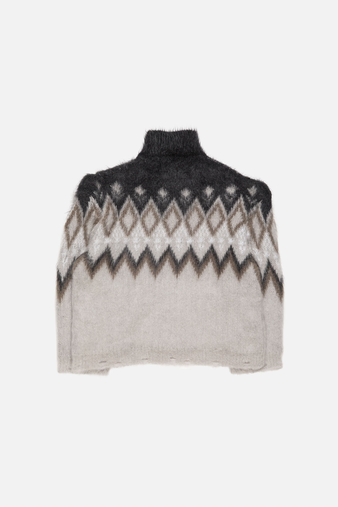 Padded wool knit, Multi grey, 2000x