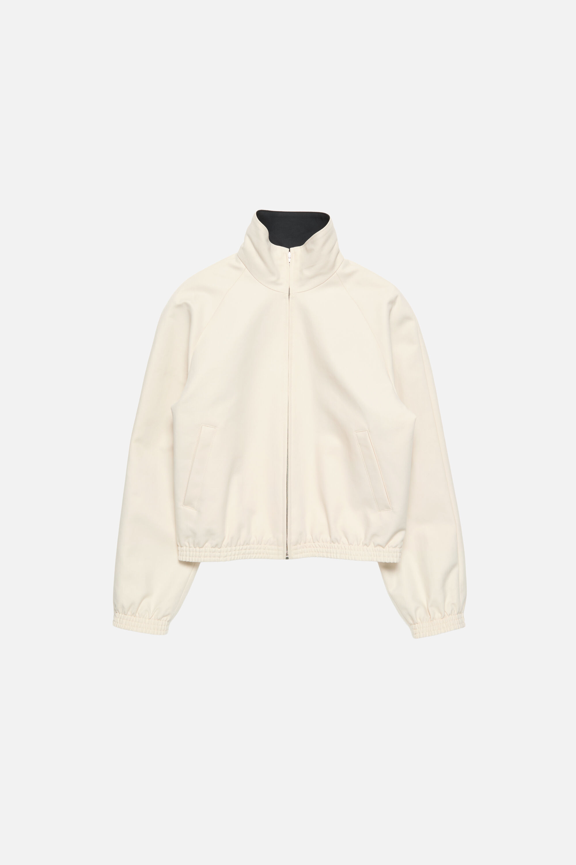 Acne Studios - サテンロゴジャケット - ライトトープ