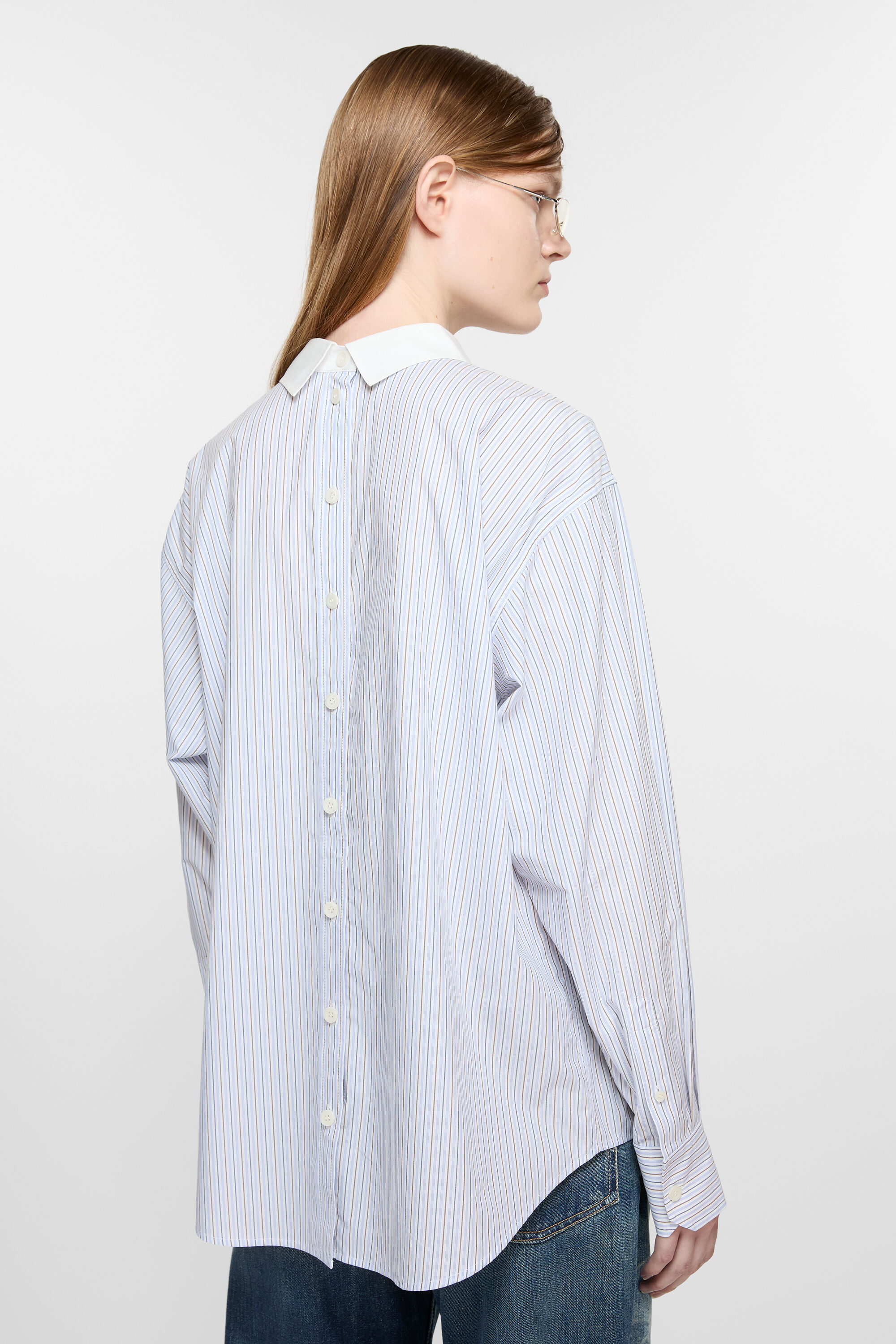 Stripe Button Up Polo main image 0