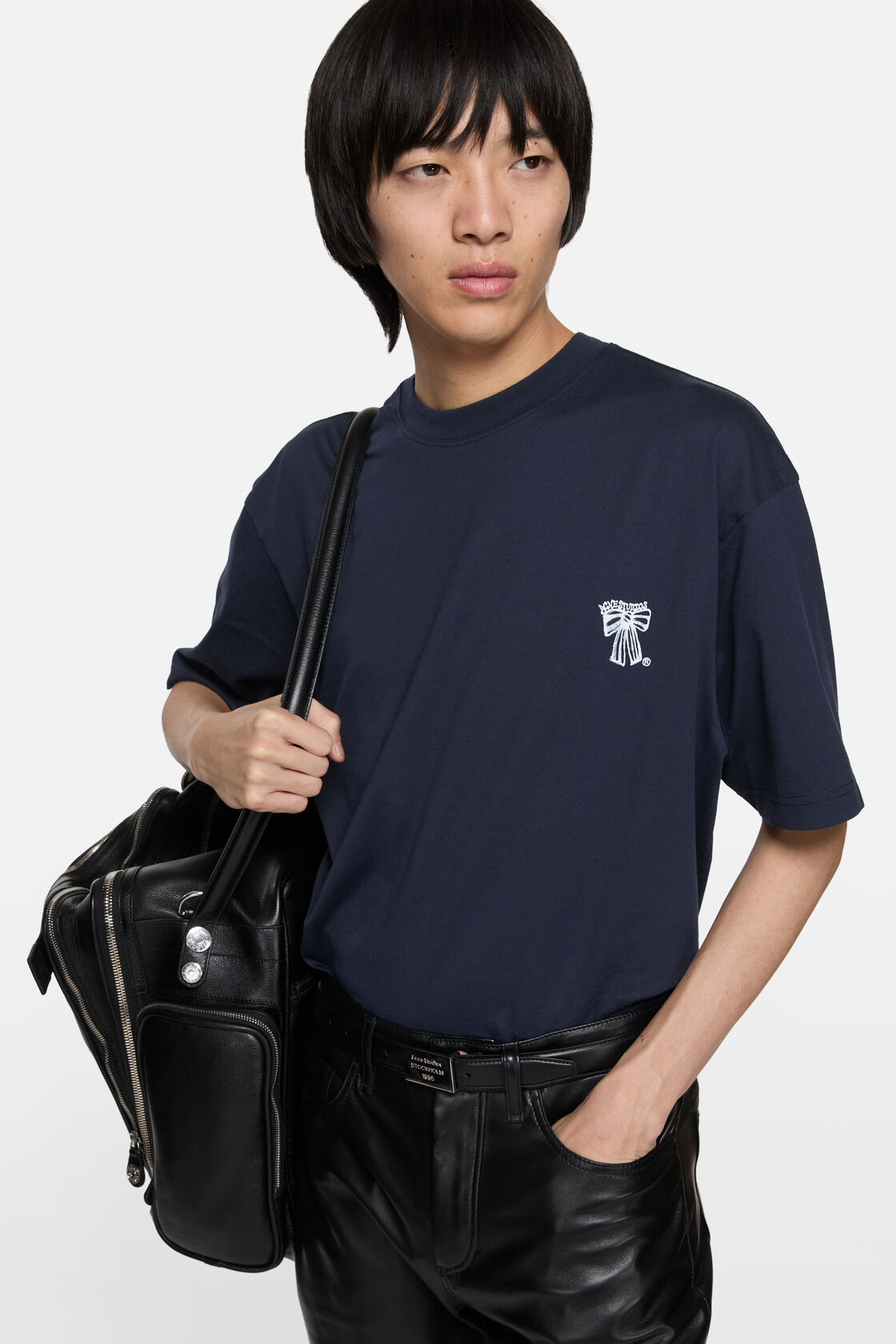 Logo t-shirt, Navy blue, 2000x