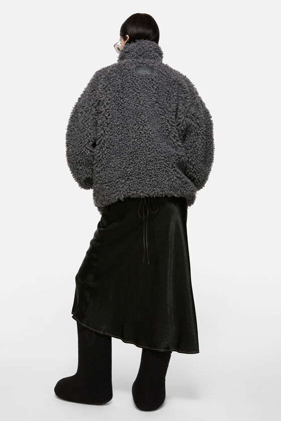 Acne Studios - Satin wrap skirt - Black 