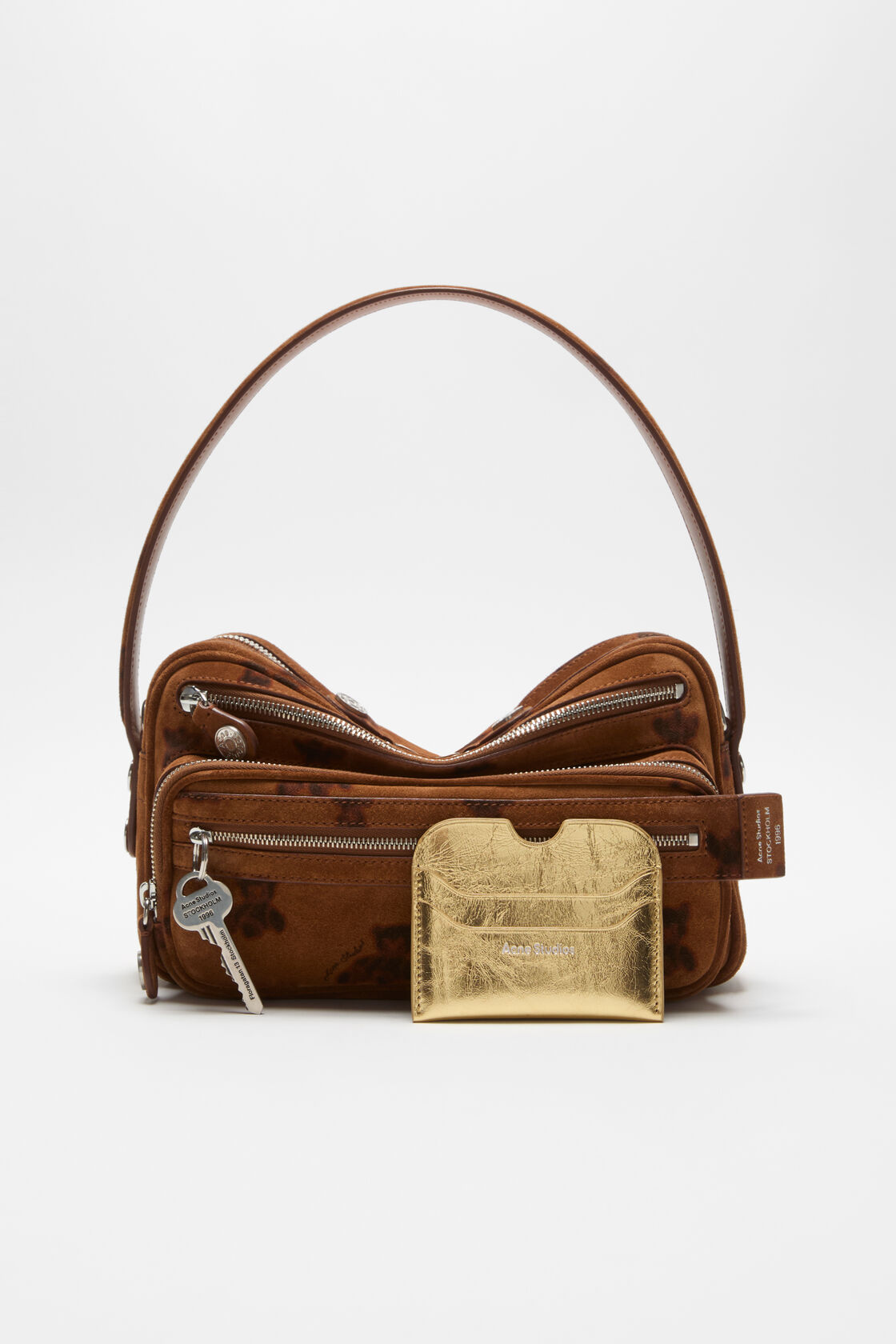 レザーカードホルダー, ゴールド, 2000x