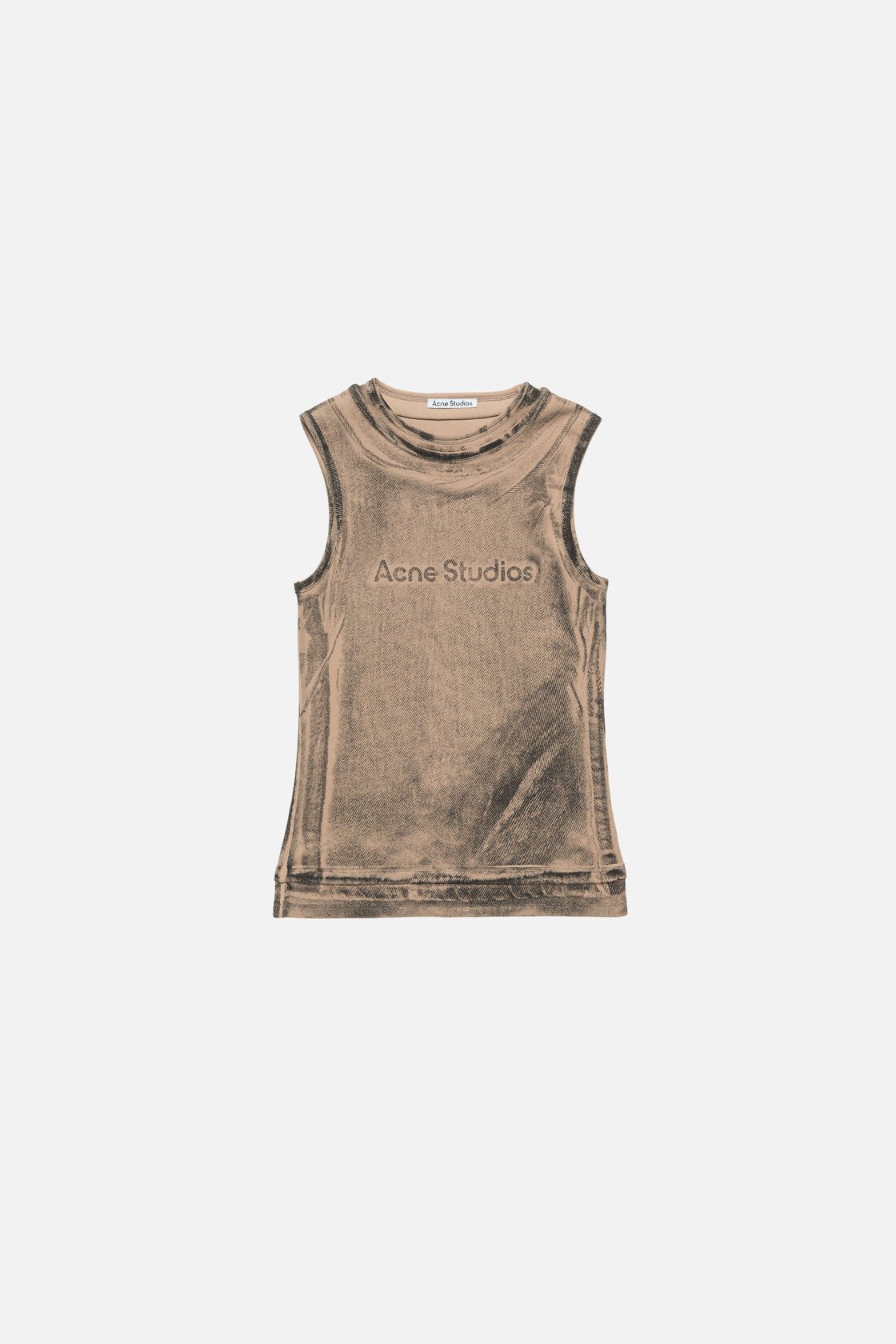 Layered logo tank top, Pumpkin orange, 2000x