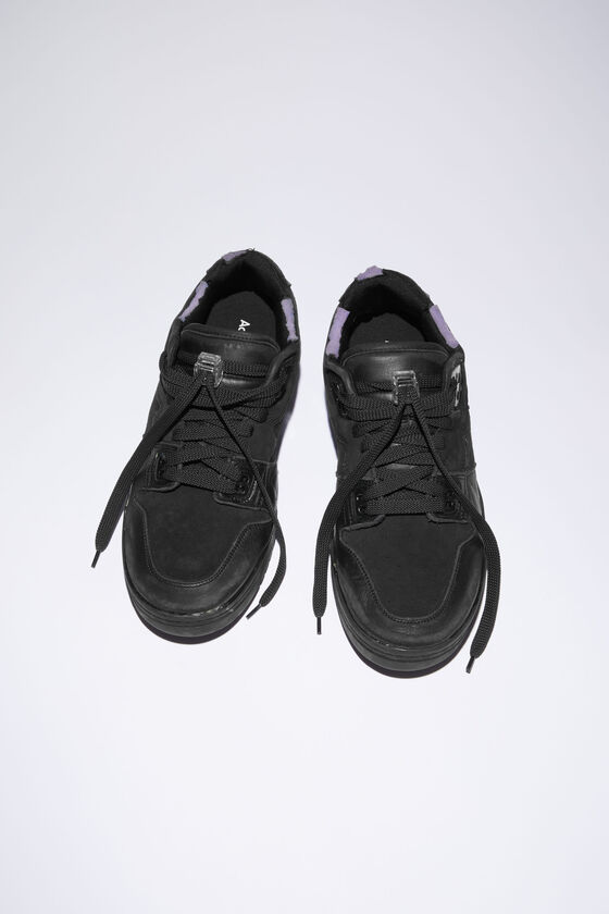 Acne Studios - Low top leather sneakers Multi Black