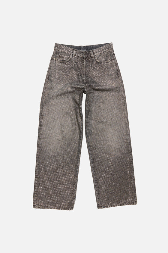 Acne Studios 1981 U Shimmy Goth, 洗舊黑