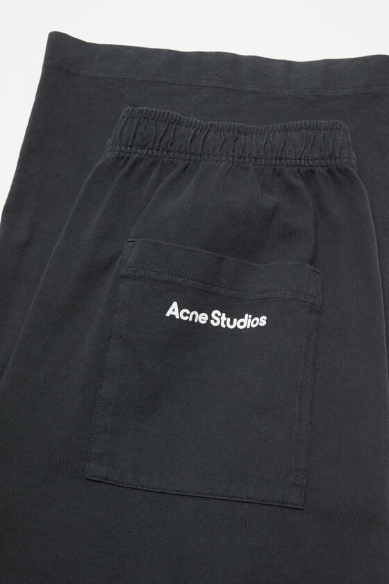 Acne Studios - ロゴスタンプスウェットパンツ - ブラック
