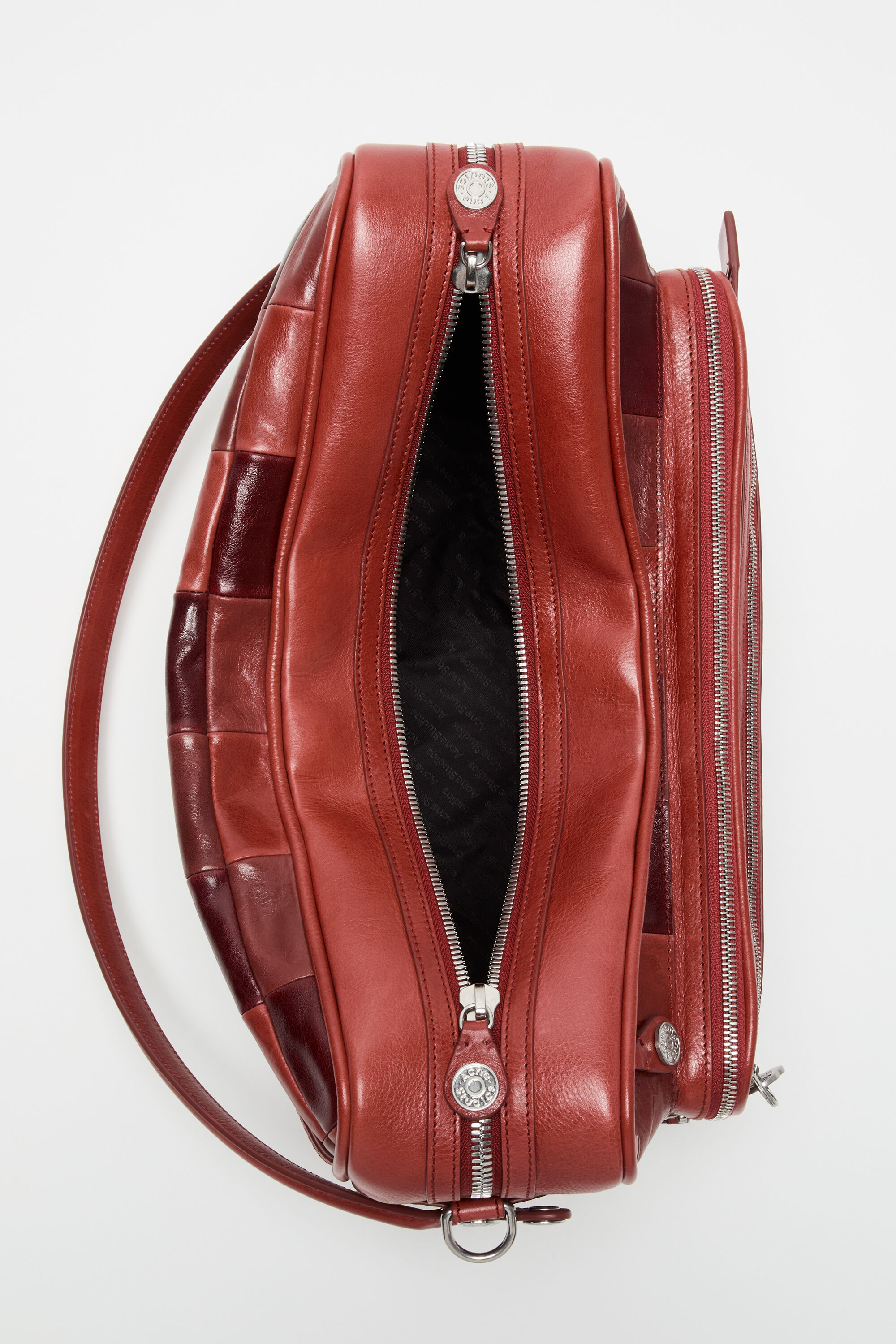 Acne Studios - Camero Camera Patchwork Bag - Burgundy