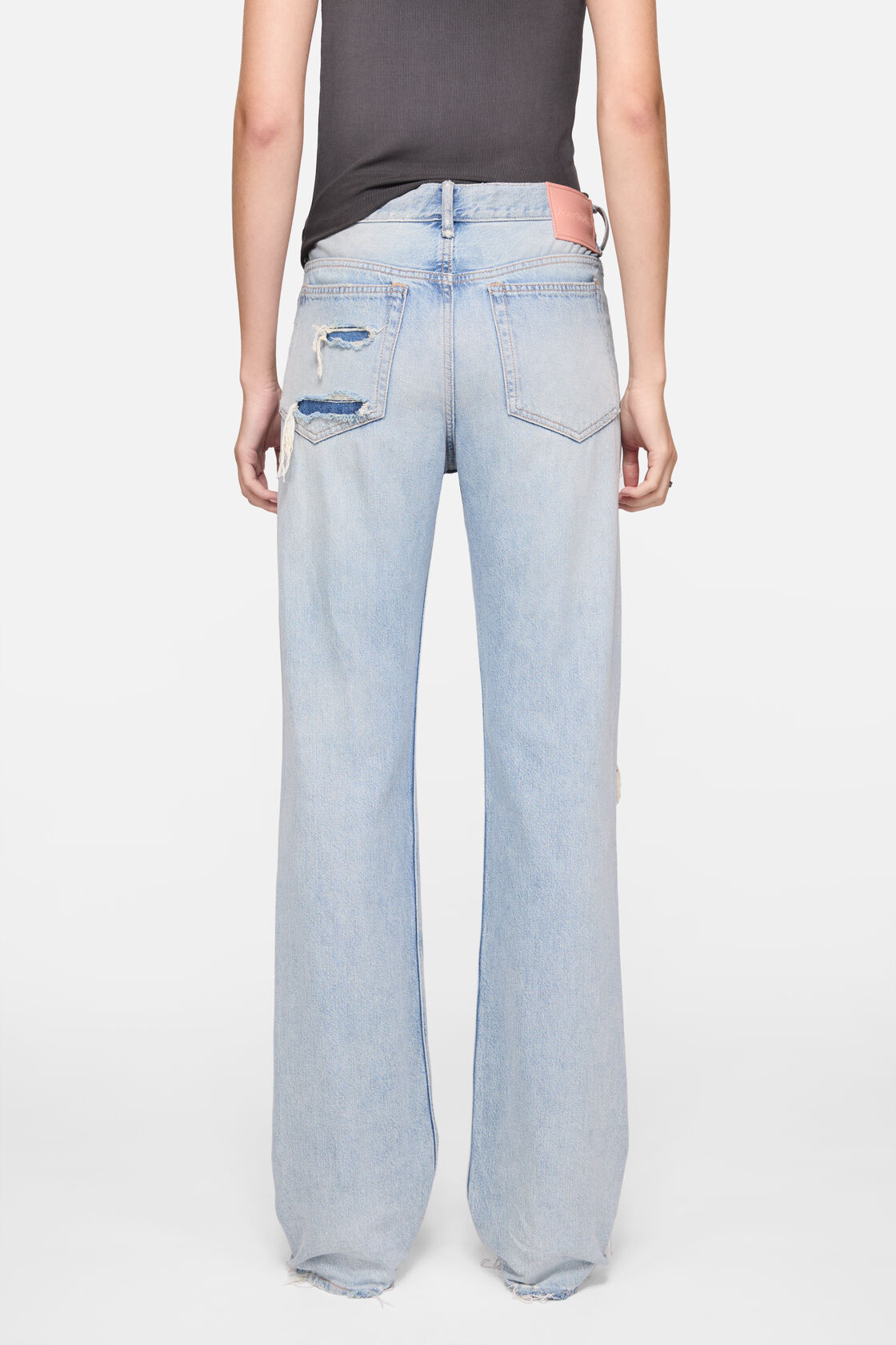 Regular fit distressed jeans - 2010F, Light blue, 2000x
