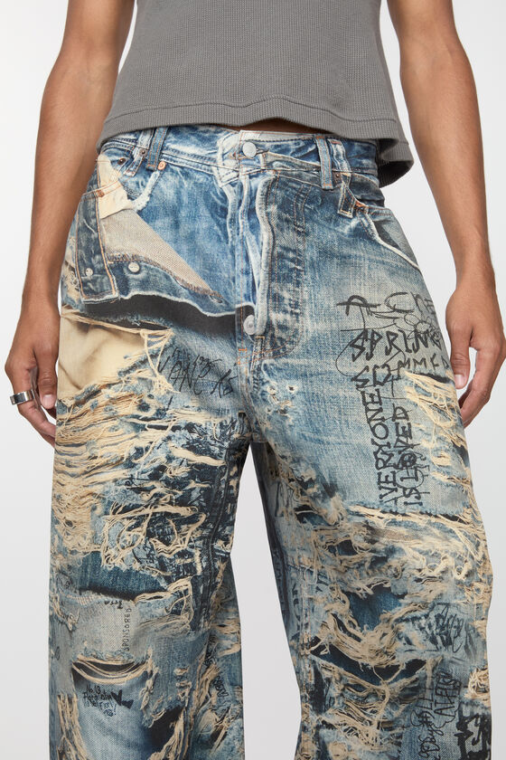 Acne Studios - スーパーバギーフィットジーンズ - 2023 - ミッドブルー 