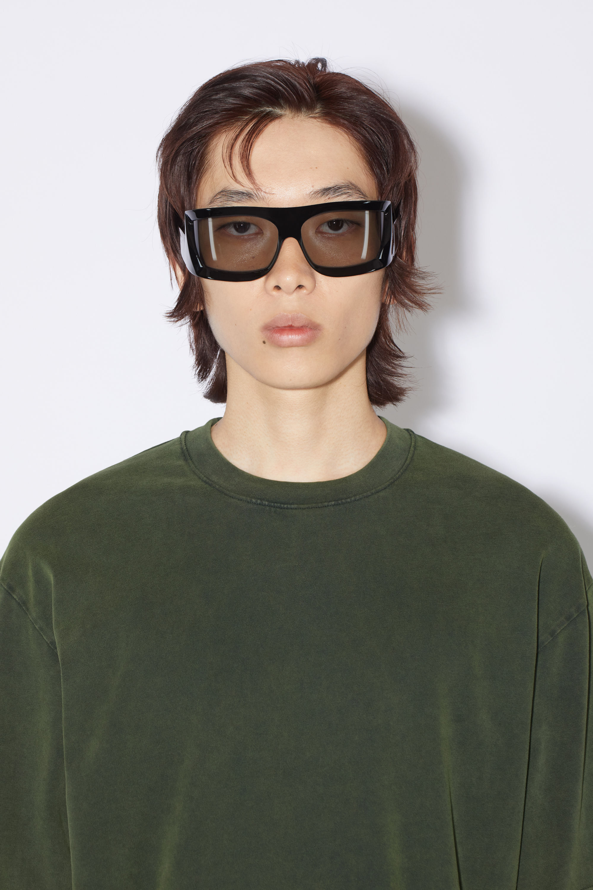 Acne Studios - クルーネックTシャツ - モスグリーン