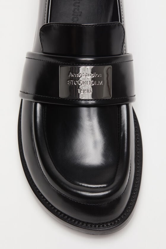 Acne Studios - Leather loafers - Black