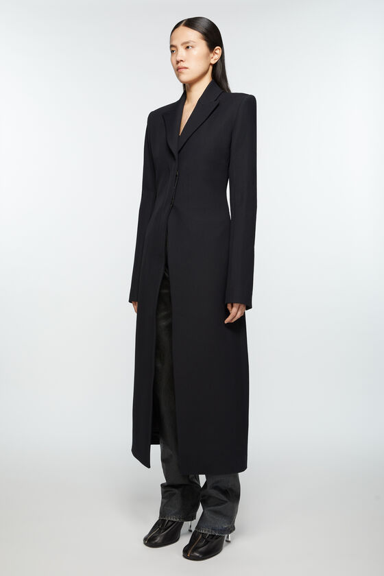 Acne Studios - シングルブレストコート - ブラック