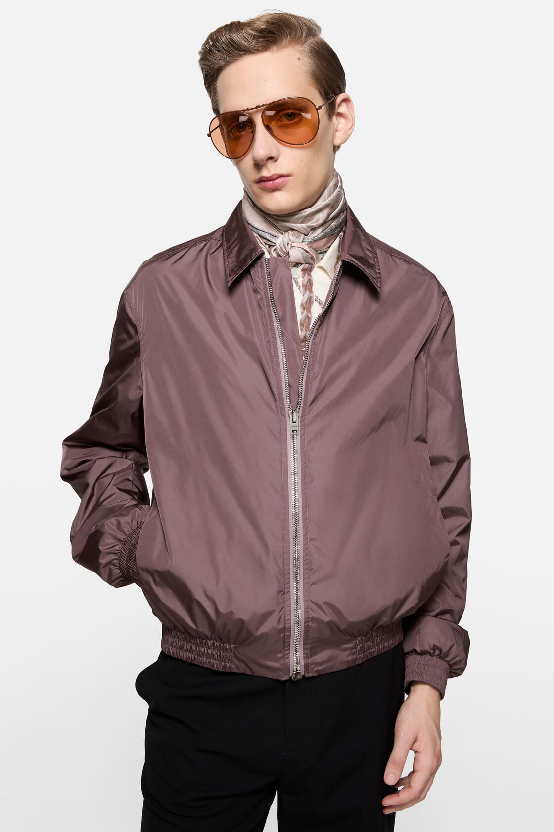 Lightweight jacket with logo, Lilac, 2000x