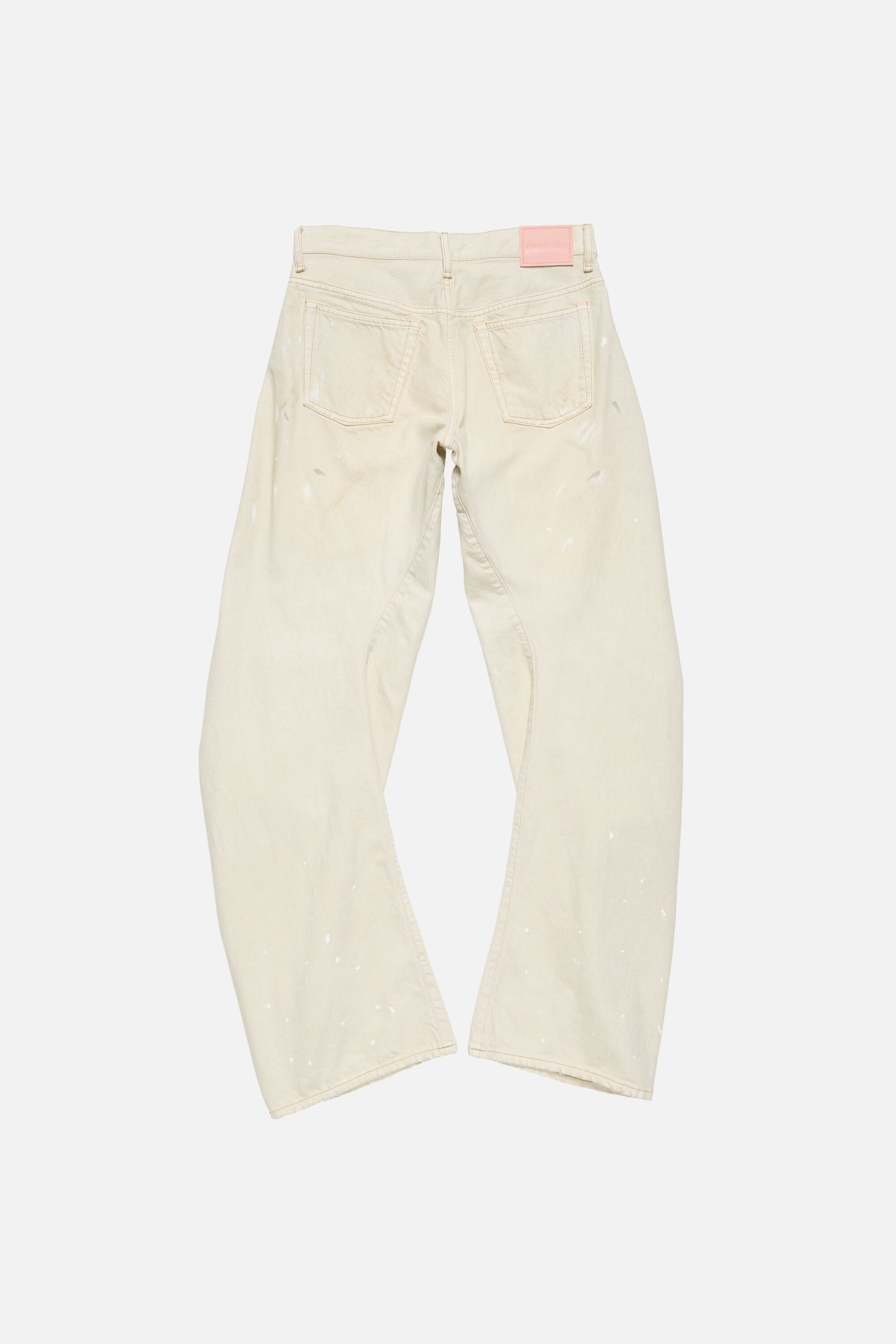 off-white レイヤード ダブルデニム　29 Acne Studios - Loose fit jeans - 2023 - White