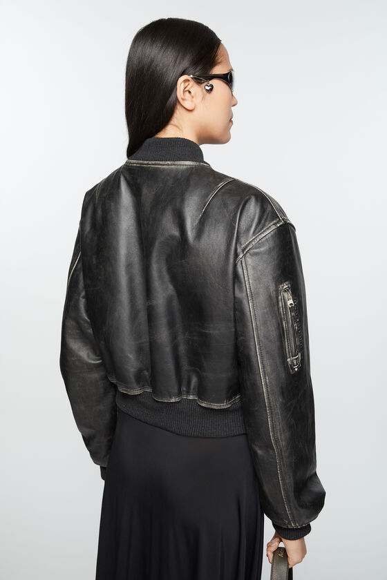 23aw[即完商品]Acne studios レザーボンバージャケット - その他