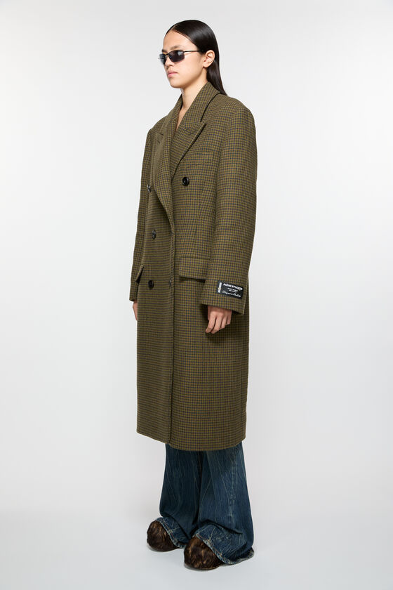 Acne Studios - ダブルブレスト ウールコート - カーキグリーン
