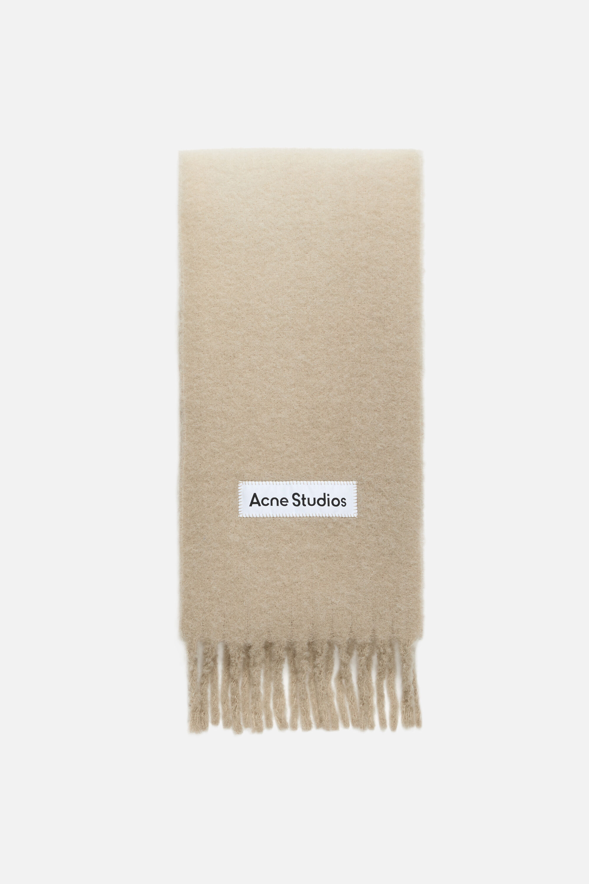 Acne Studios - Two-tone wool scarf - Dark grey