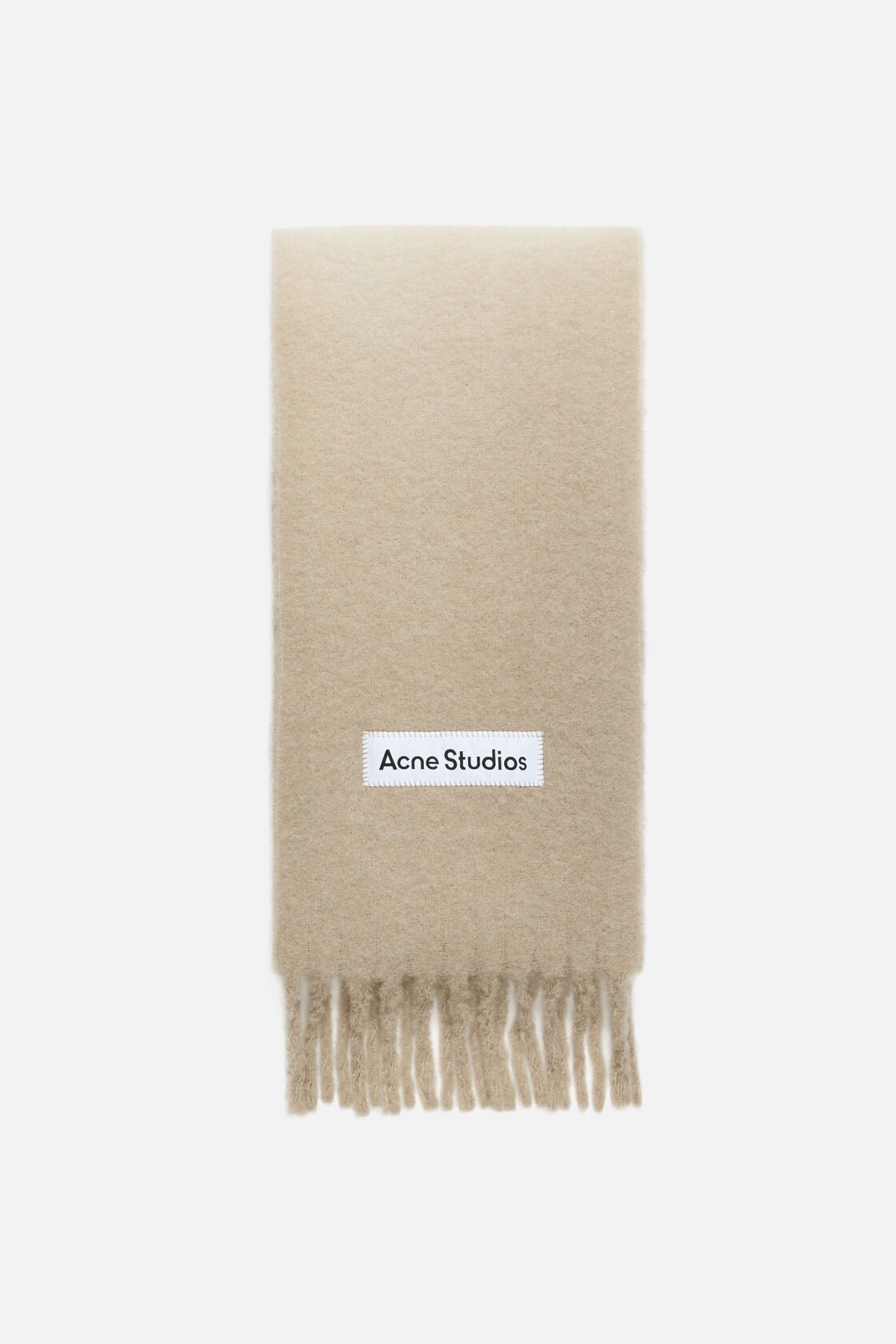 Two-tone wool scarf, Light beige, 2000x