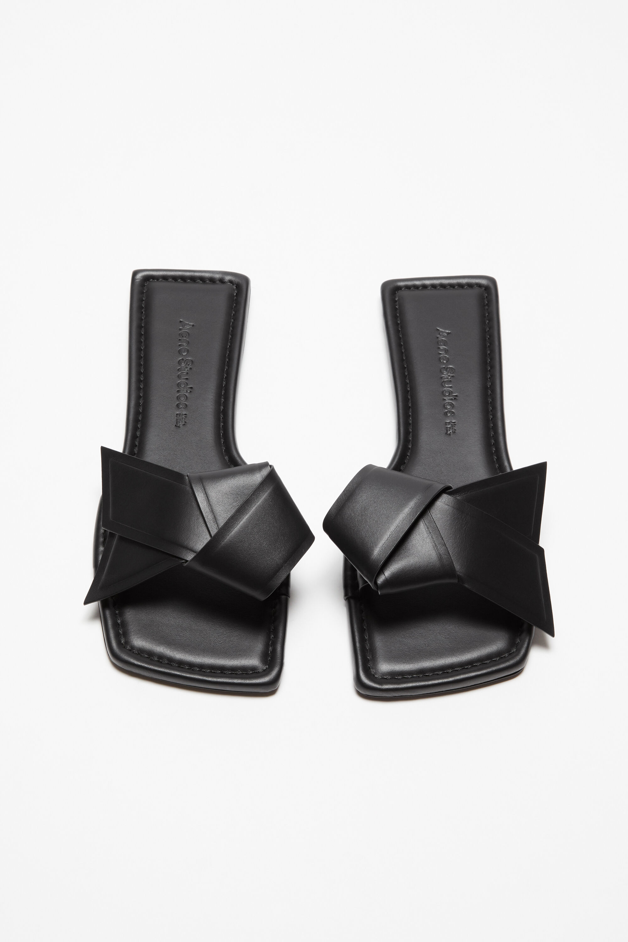 Acne Studios - Musubiレザーサンダル - ブラック