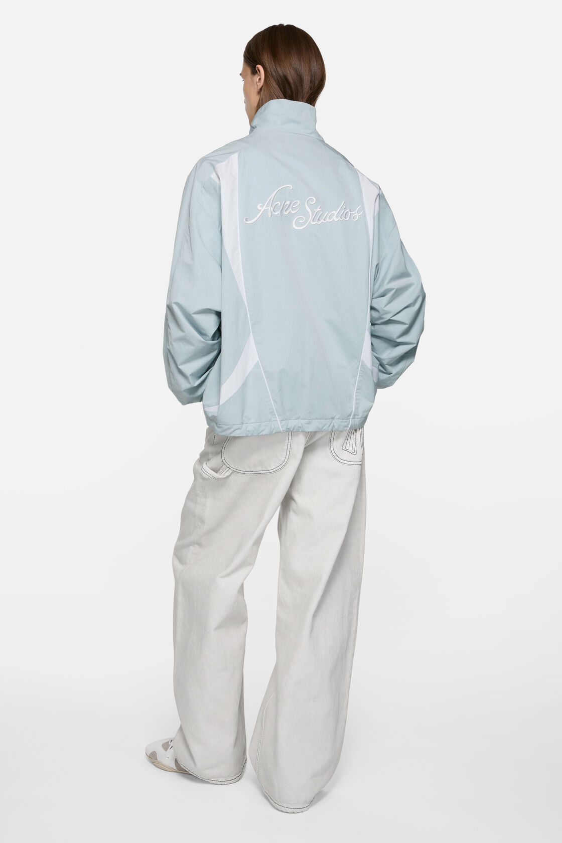 Casual denim trousers, White/ecru, 2000x