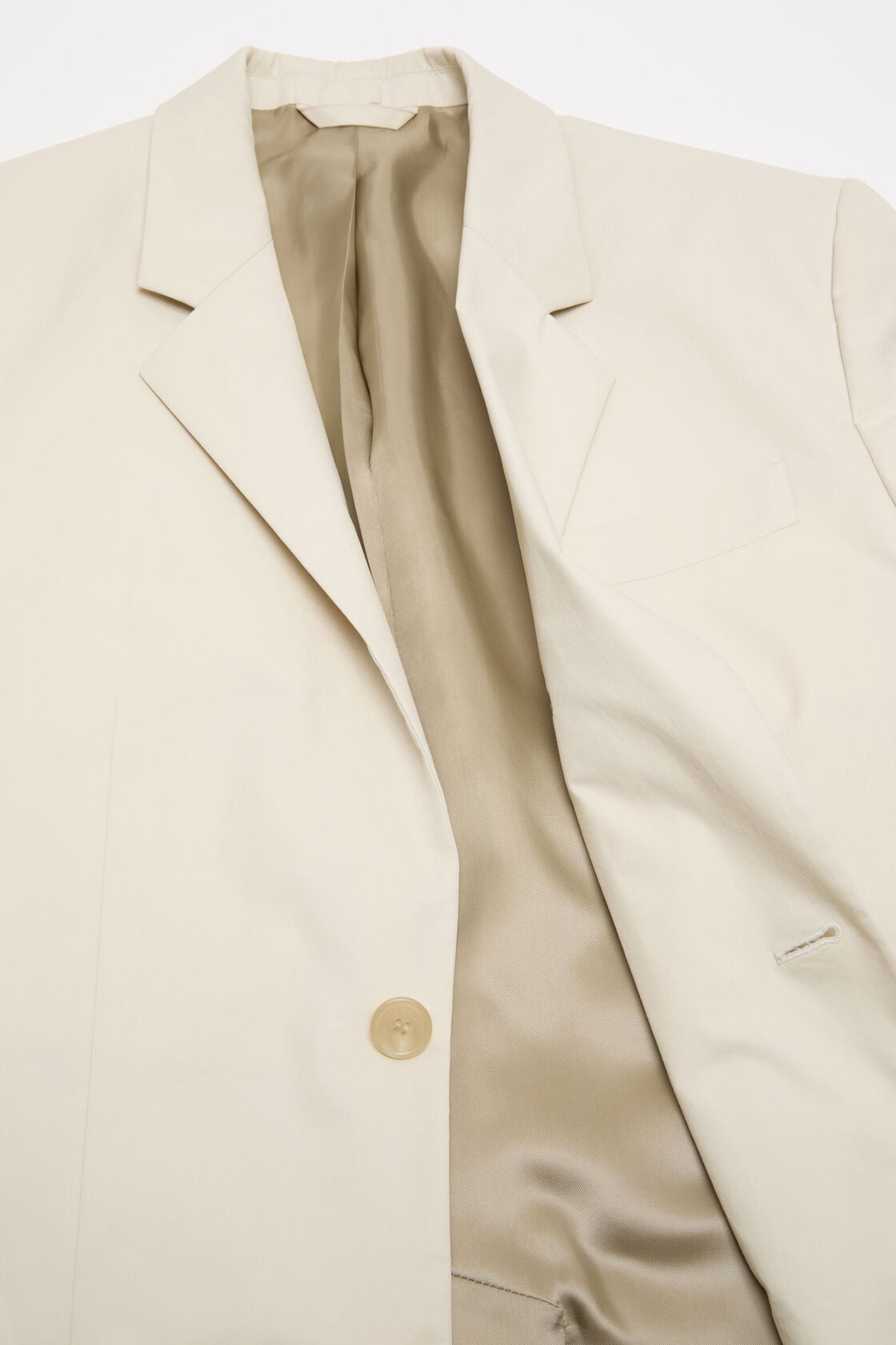 Single-breasted suit jacket, Light beige, 2000x