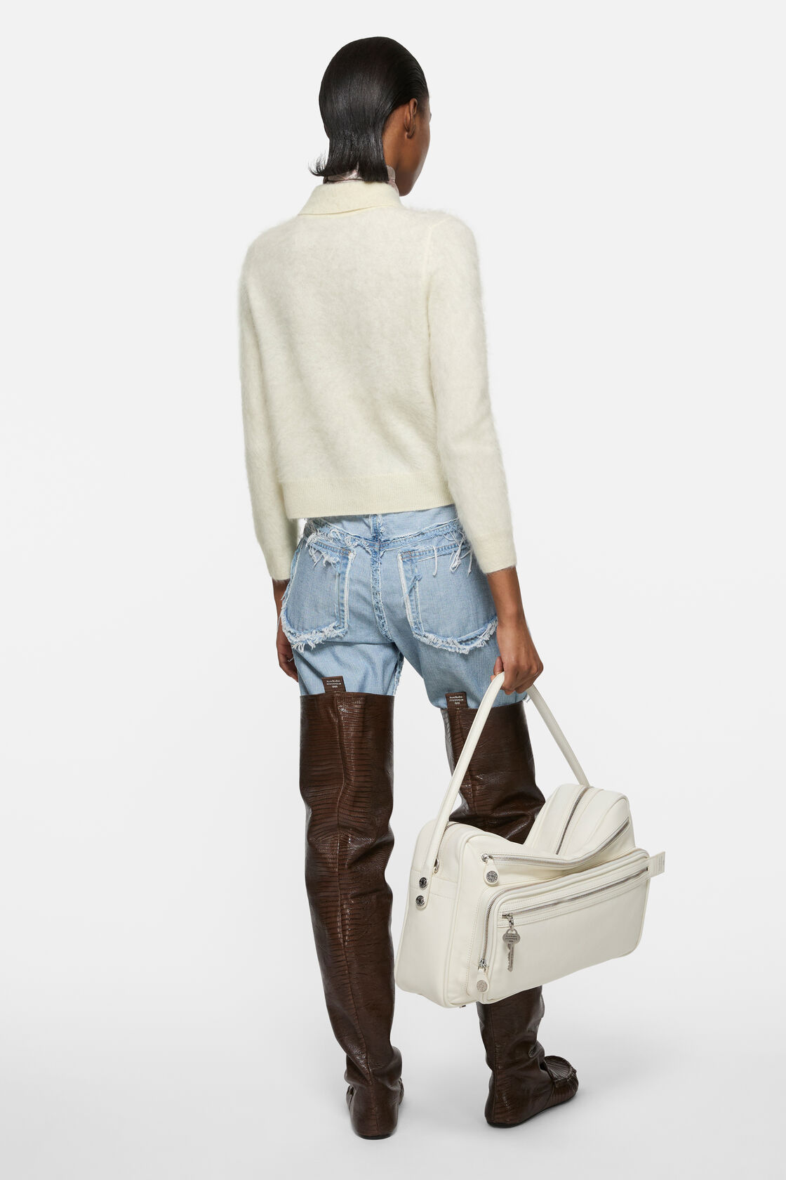 Cashmere cardigan, Off white, 2000x