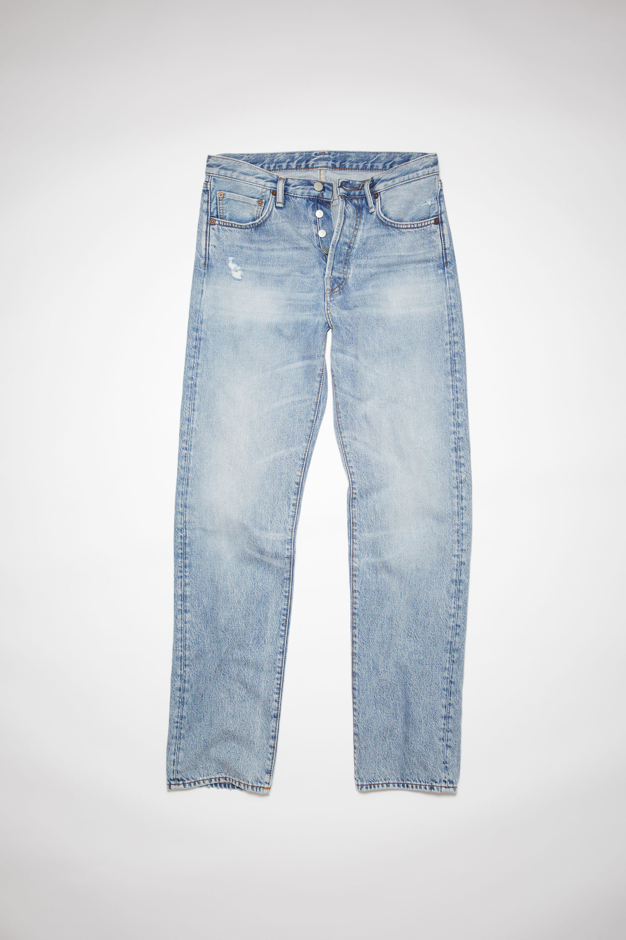 Totême Denim Regular Fit Jeans in Vintage Womens Clothing Jeans Straight-leg jeans Blue 