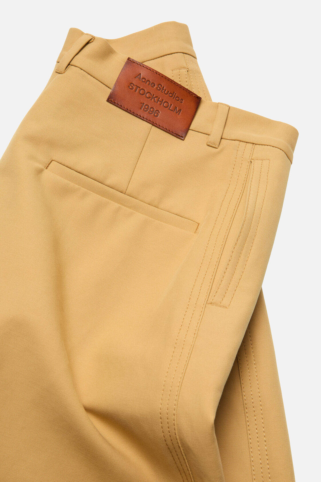 Satin trousers, Sand beige, 2000x