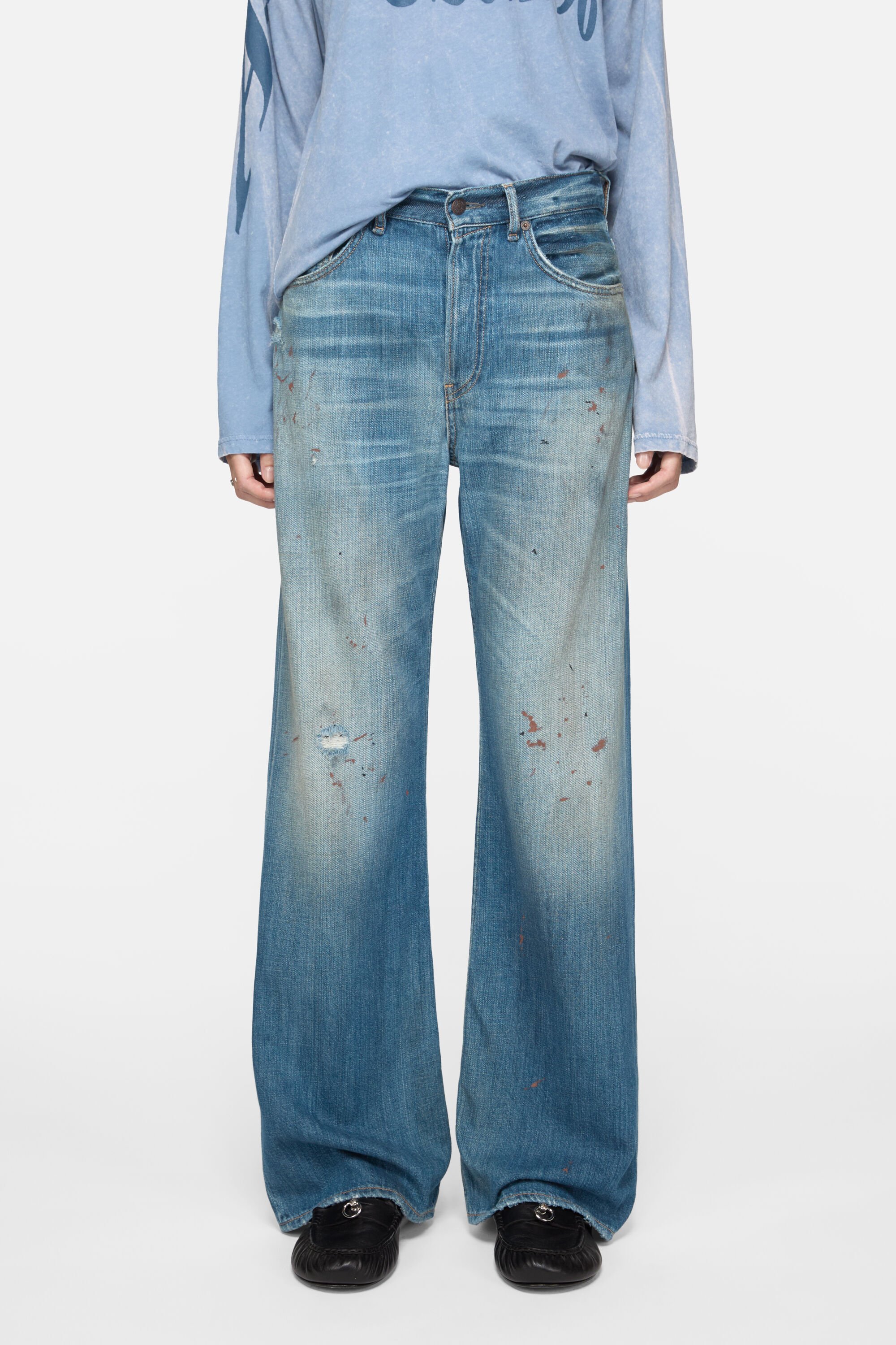 Acne Studios ライトブルー　ルーズフィットジーンズ - 2021F Acne Studios - Regular fit jeans - 2021F - Light blue