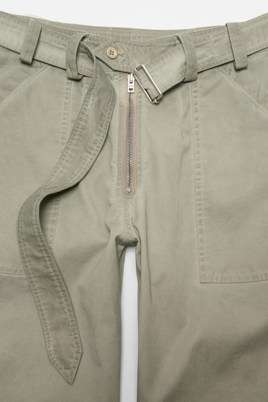 Twill trousers with belt, Clay beige, 2000x