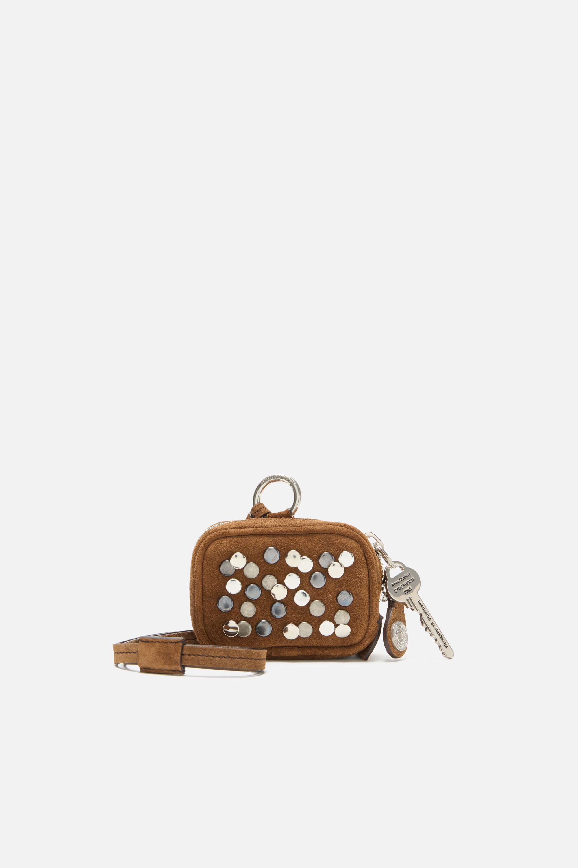 Acne Studios - Camero Clip with Rivets - Cognac brown