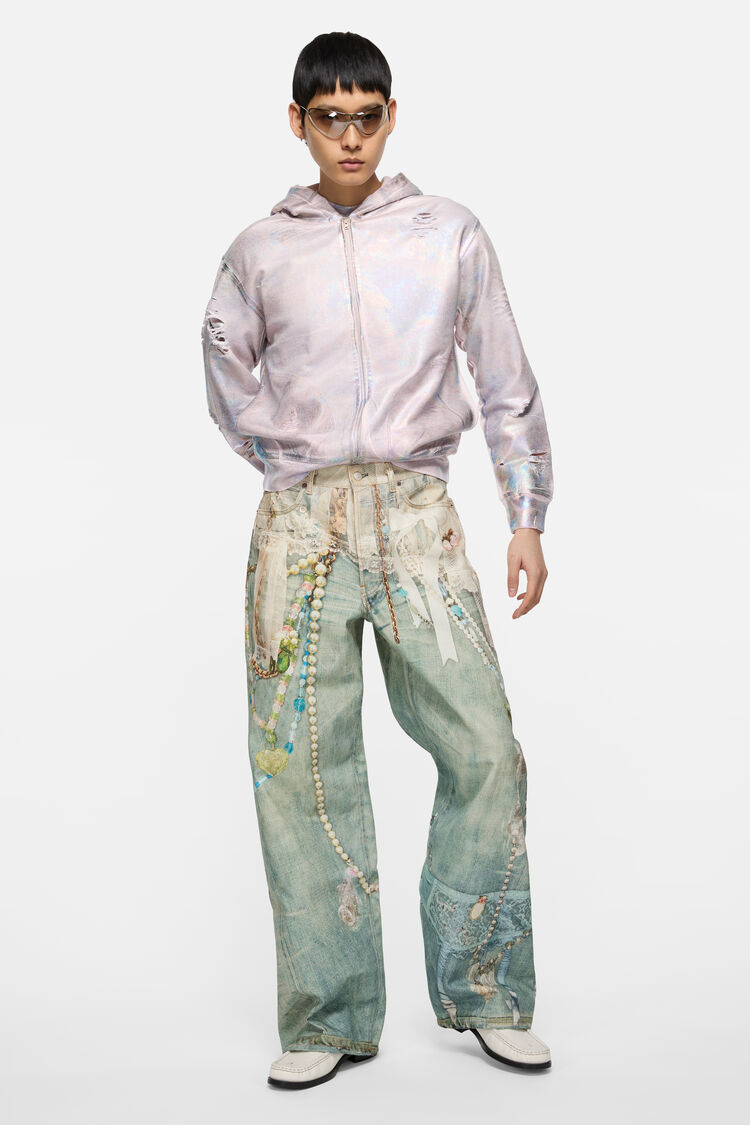 FN-UX-TROU000047, White/green