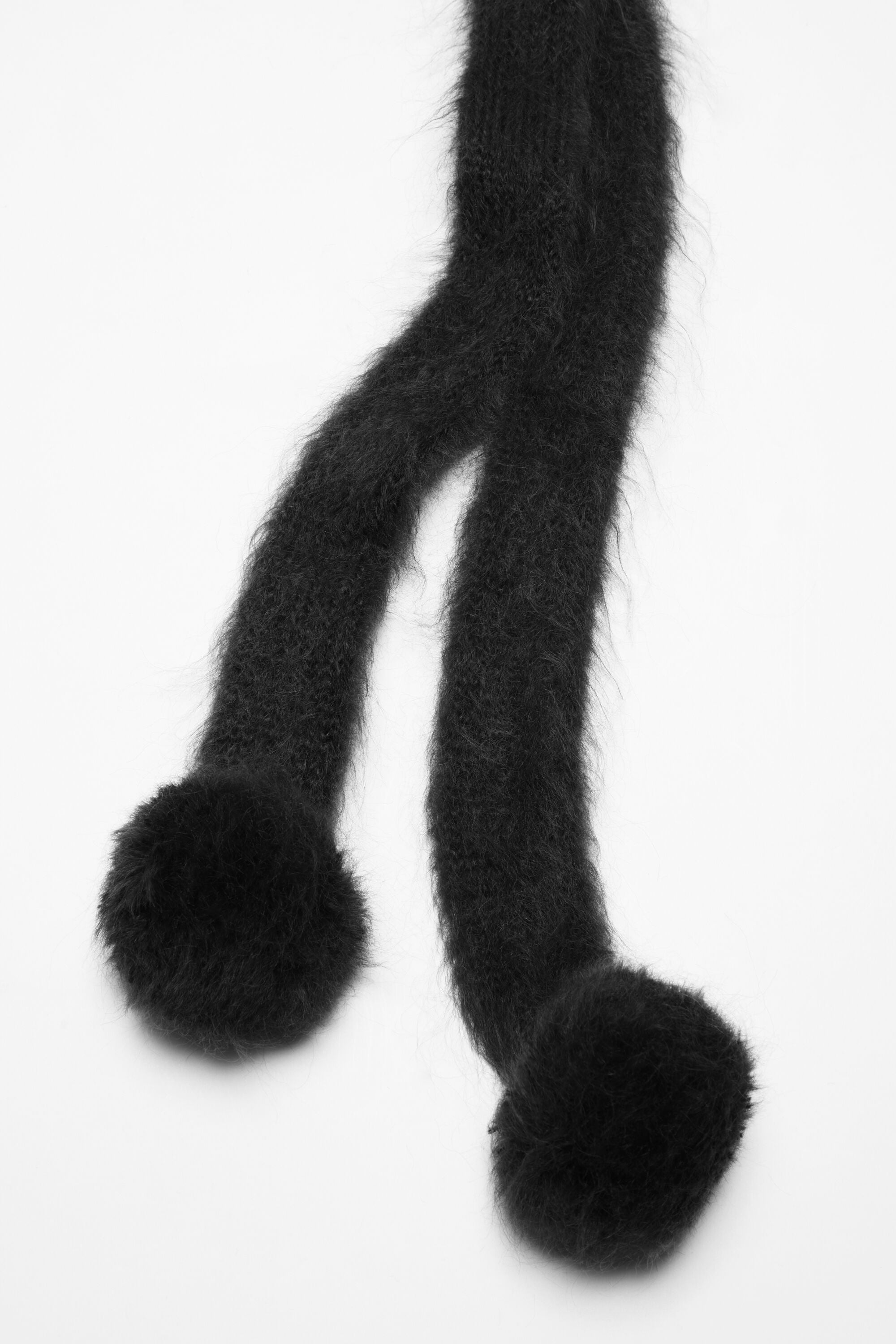 Acne Studios - Mohair cap with earflaps - Black