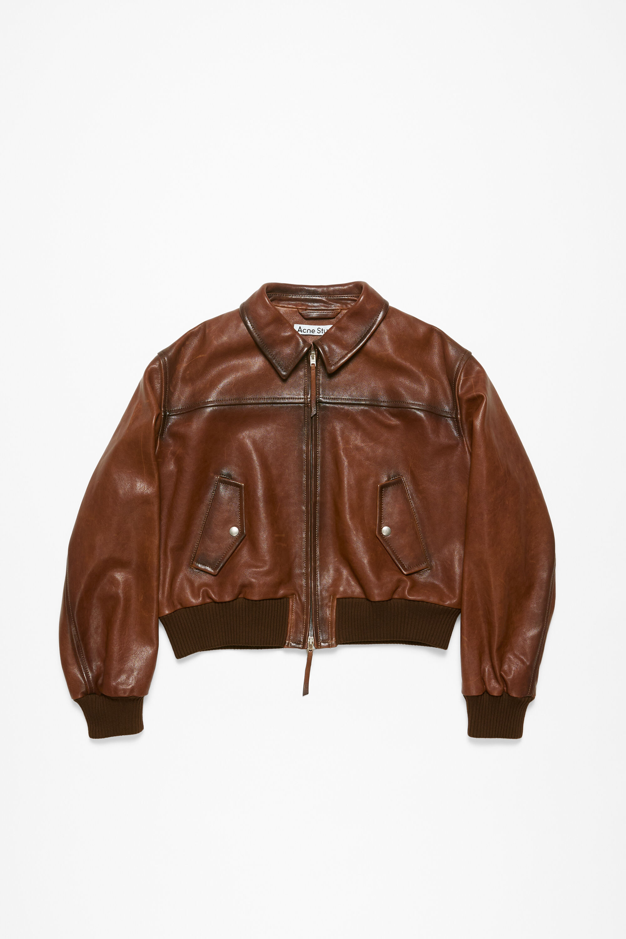 Leather bomber jacket Leather bomber jacket
