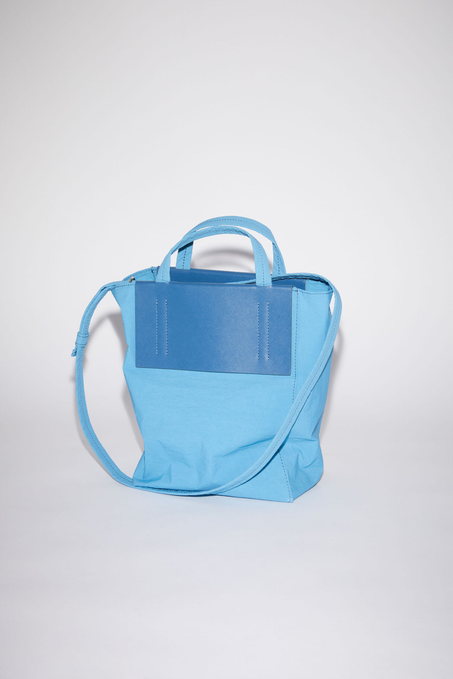 Acne Studios - Papery Nylon tote bag - Powder blue/blue