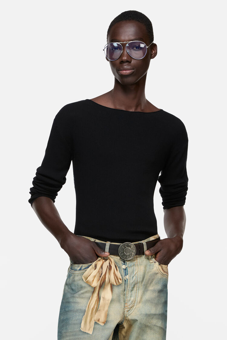 FN-MN-KNIT000630, Black